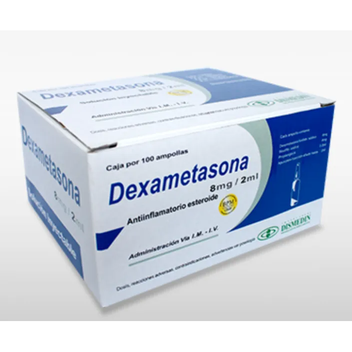 DEXAMETASONA 4 MG CAJA X 100 AMPOLLAS - Ecofarma